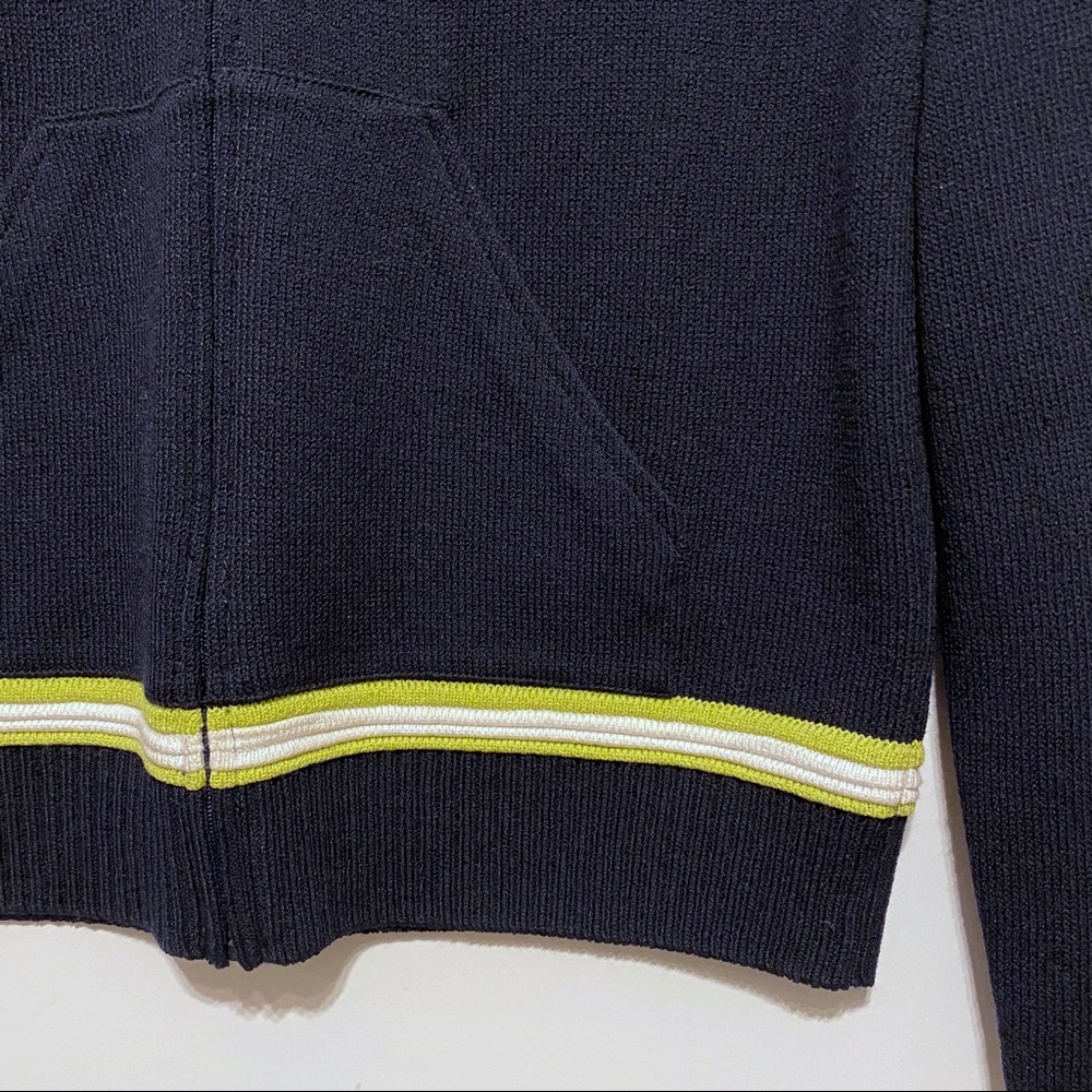 St. John Navy and Yellow Sweater - Picture 4 of 12